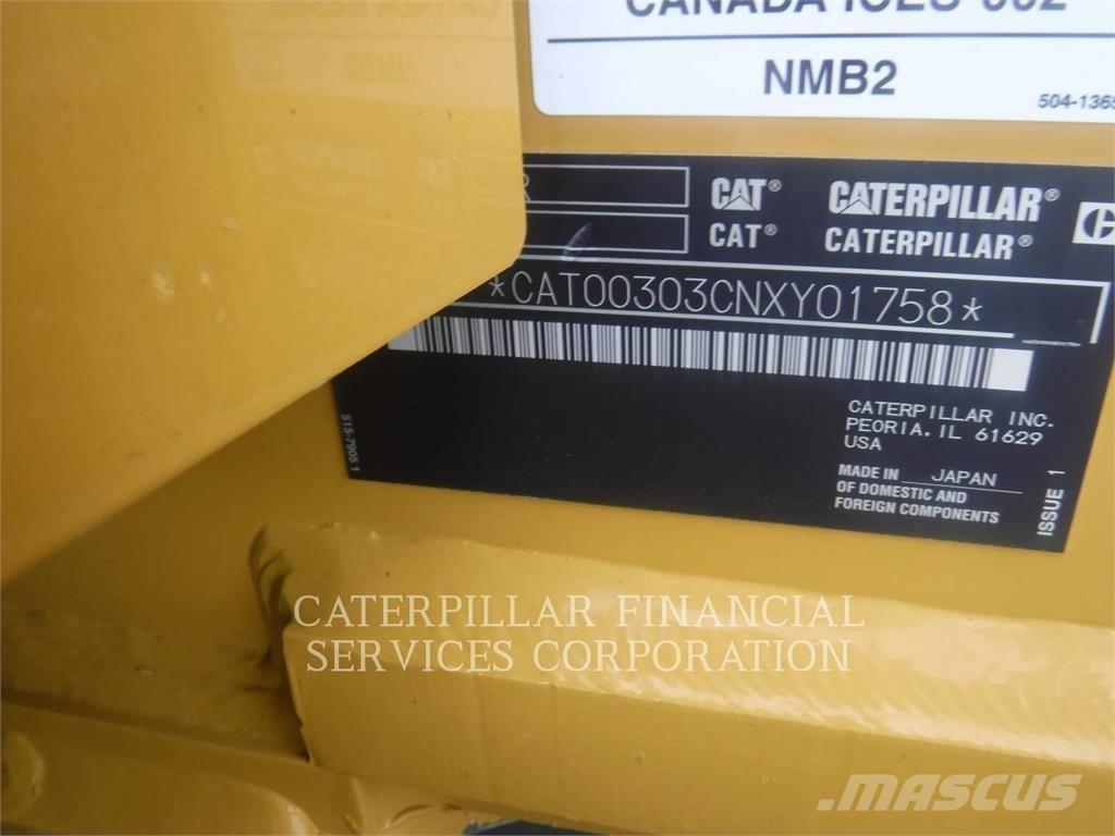 CAT 303-07CR Pelle sur chenilles
