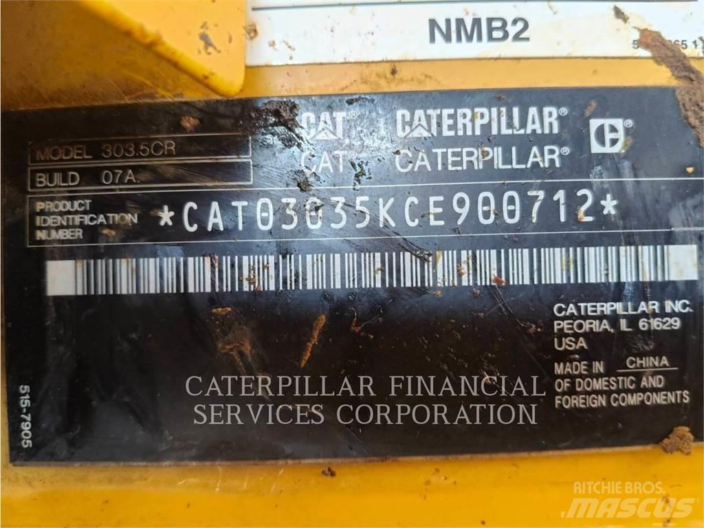 CAT 303.5-07CR Pelle sur chenilles