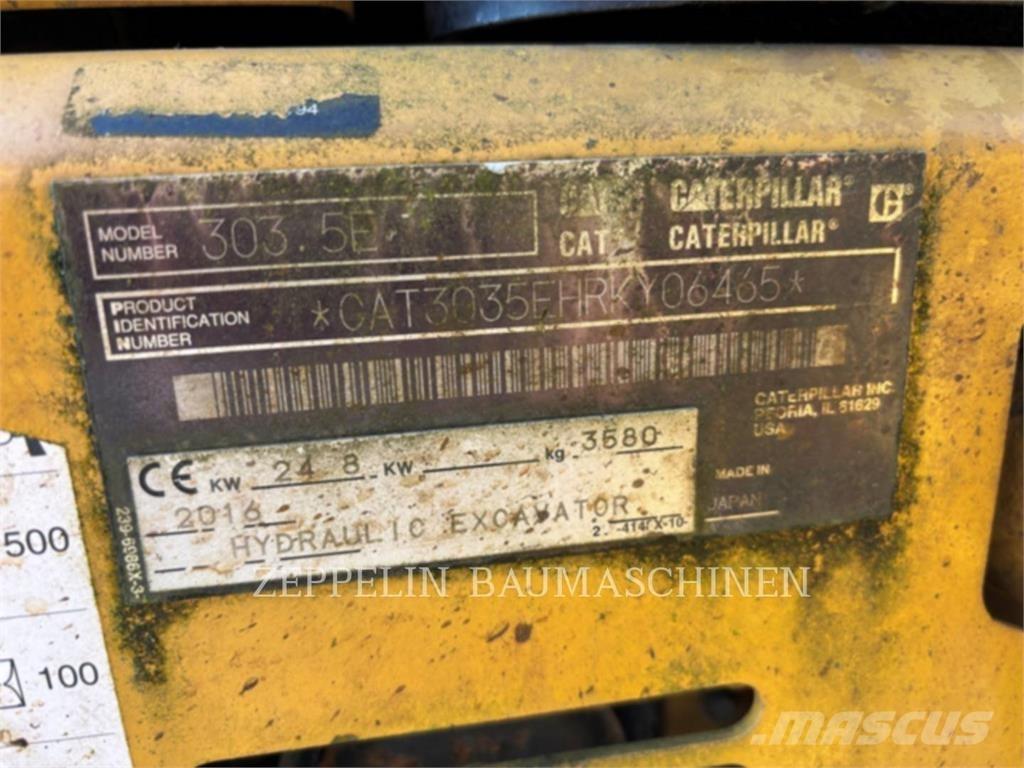 CAT 303.5ECR Pelle sur chenilles