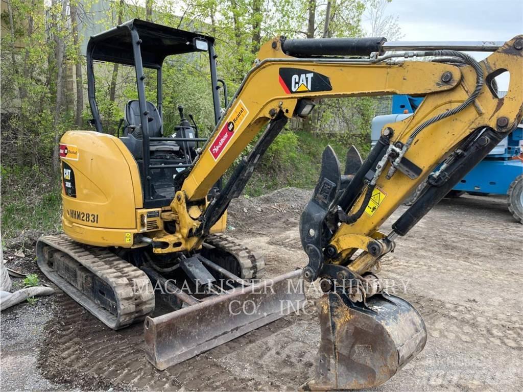 CAT 303ECR Pelle sur chenilles