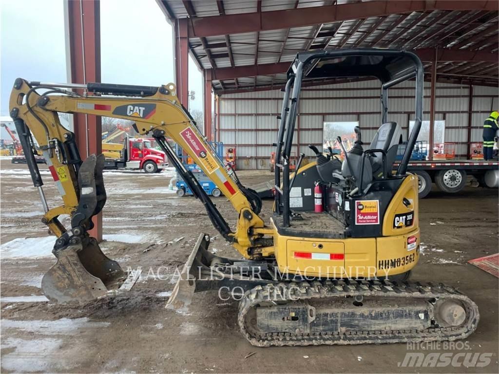 CAT 303ECR Pelle sur chenilles