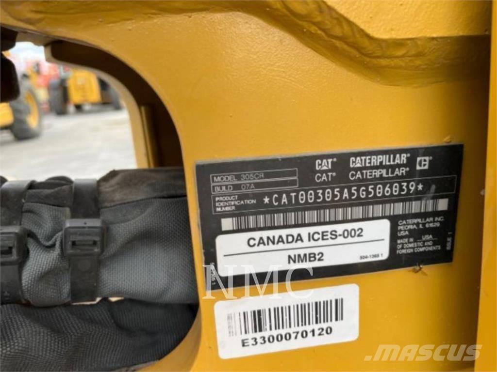 CAT 305-07CR Pelle sur chenilles