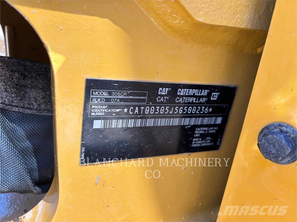 CAT 305-07CR Pelle sur chenilles