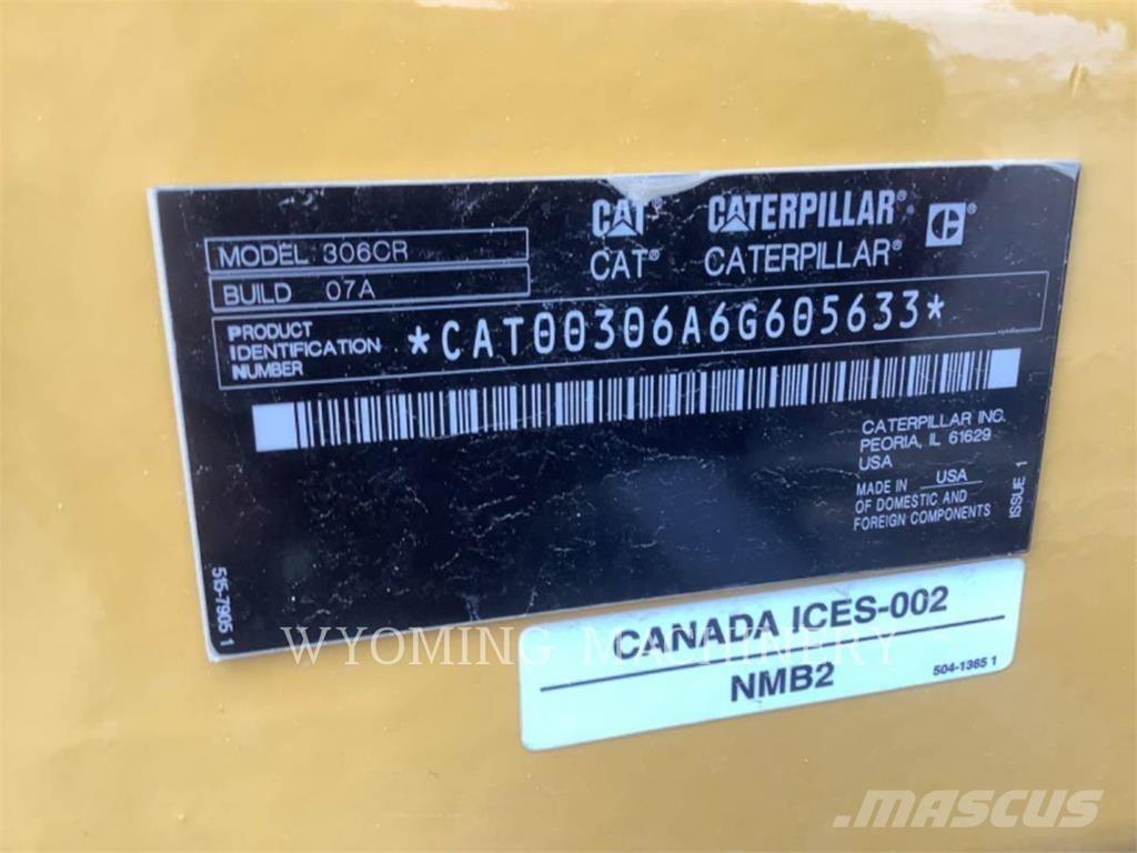 CAT 306 Pelle sur chenilles
