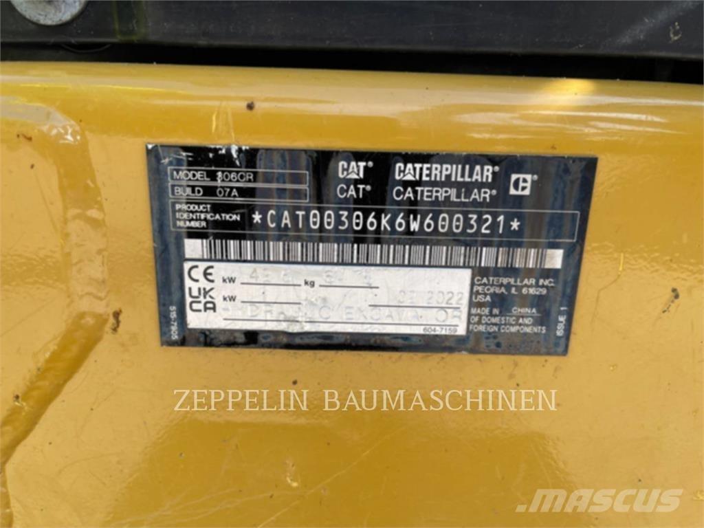 CAT 306CR-07A Pelle sur chenilles
