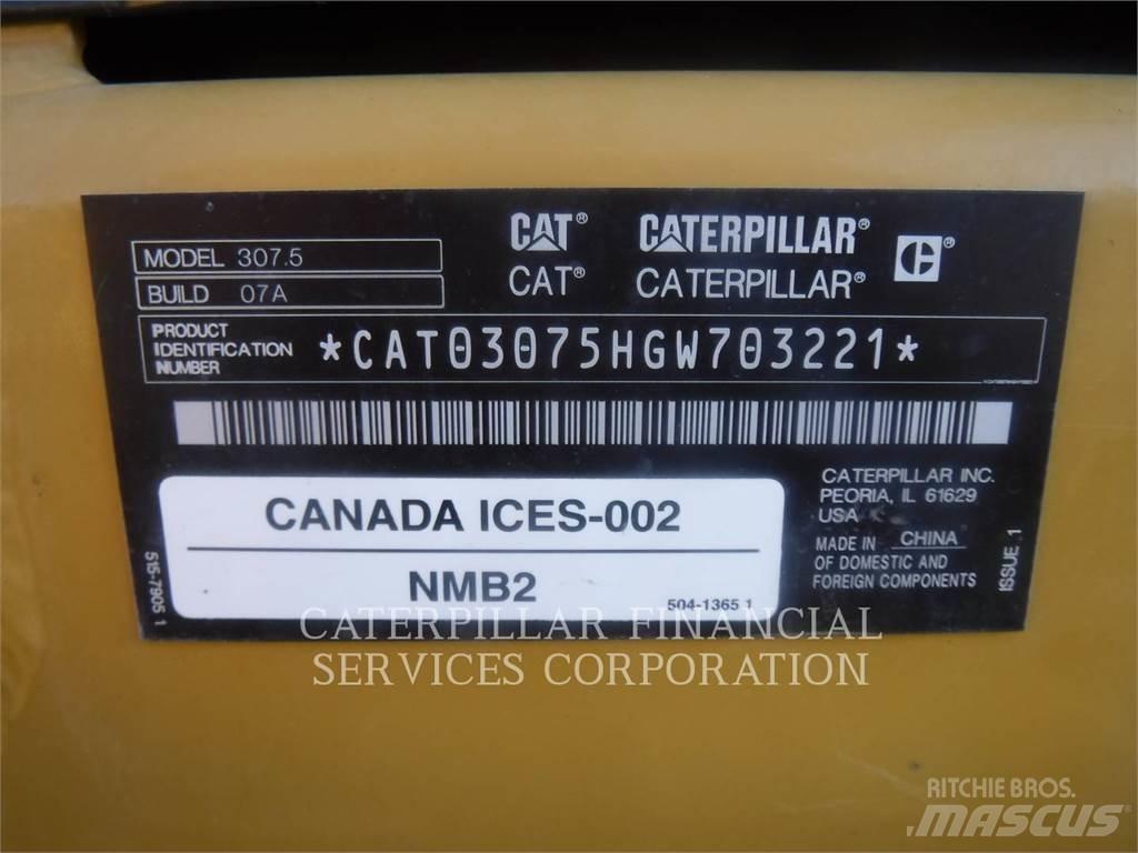 CAT 307.5-07 Pelle sur chenilles