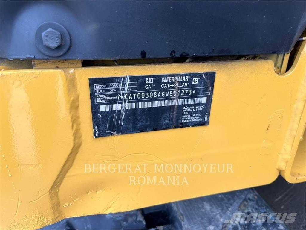 CAT 308-07CR Pelle sur chenilles
