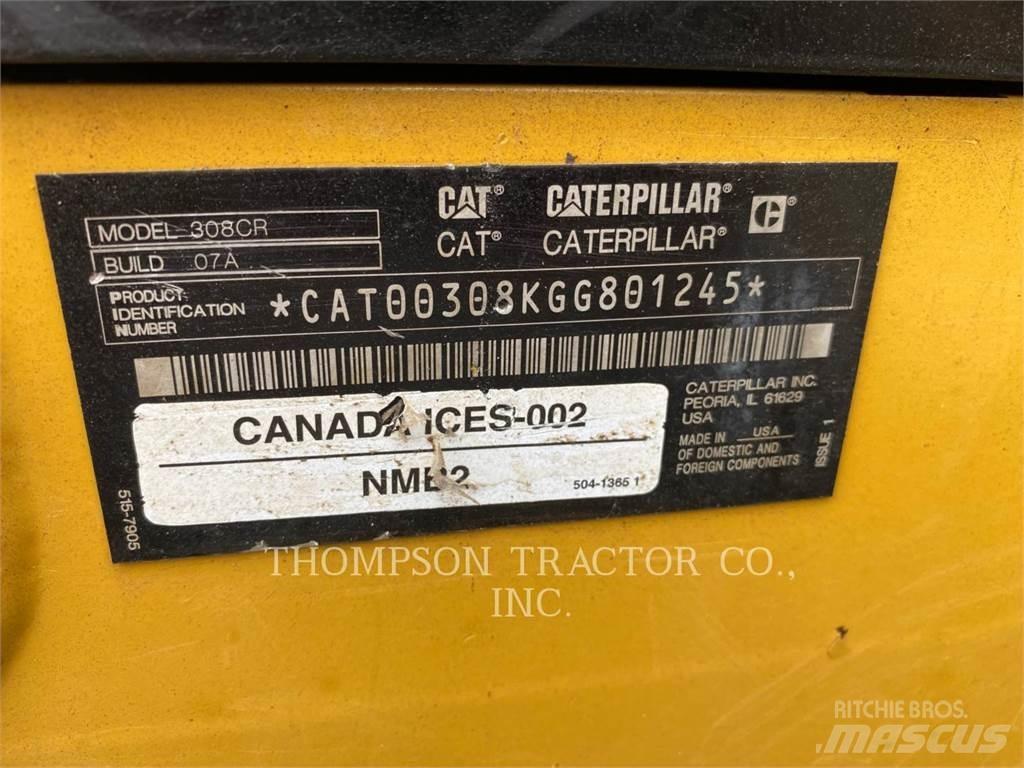 CAT 308CR Pelle sur chenilles