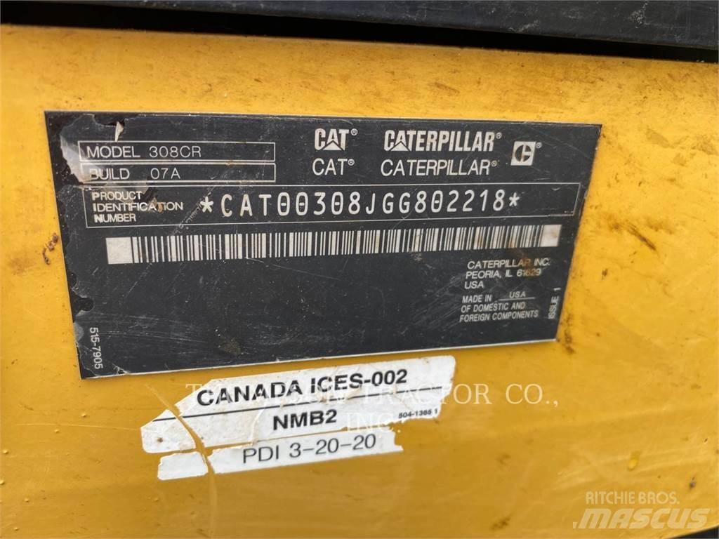 CAT 308CR Pelle sur chenilles