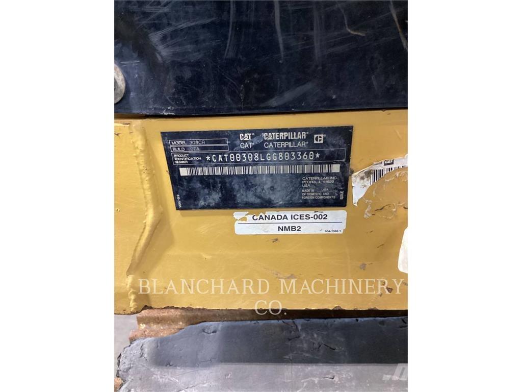 CAT 308CR Pelle sur chenilles