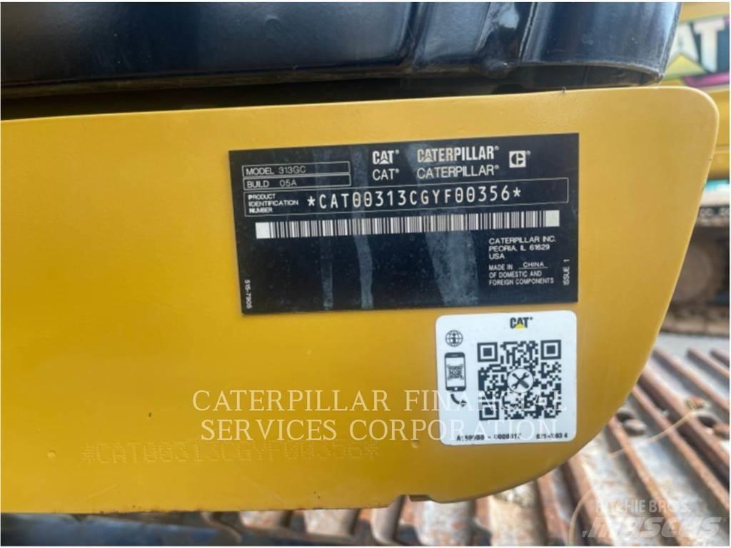 CAT 313-05GC Pelle sur chenilles