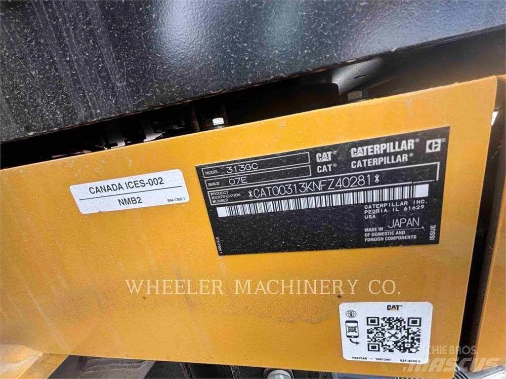 CAT 313 GC CF Pelle sur chenilles