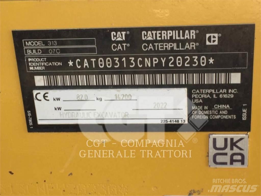 CAT 313 NG Pelle sur chenilles