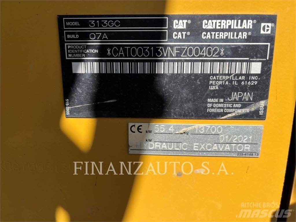 CAT 313GC Pelle sur chenilles