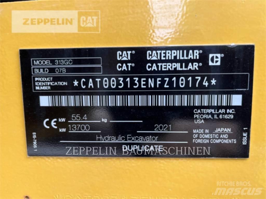 CAT 313GC Pelle sur chenilles