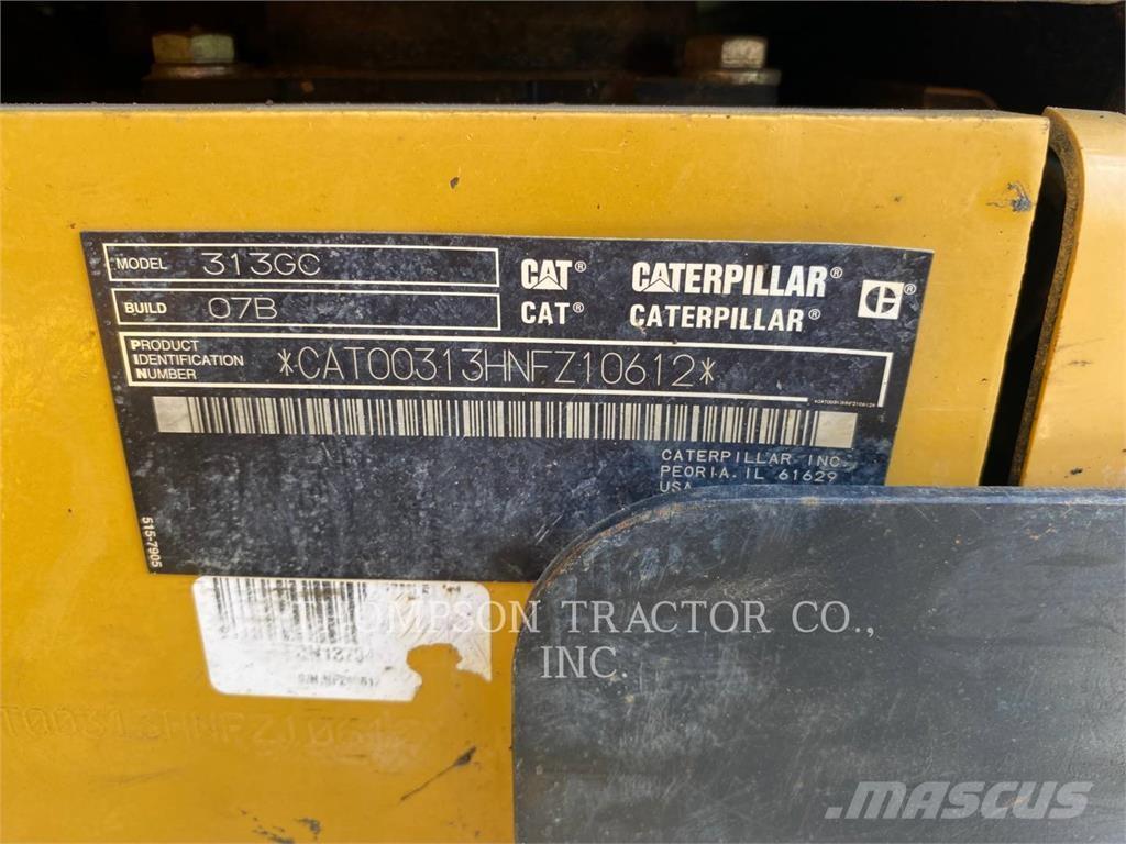 CAT 313GC Pelle sur chenilles