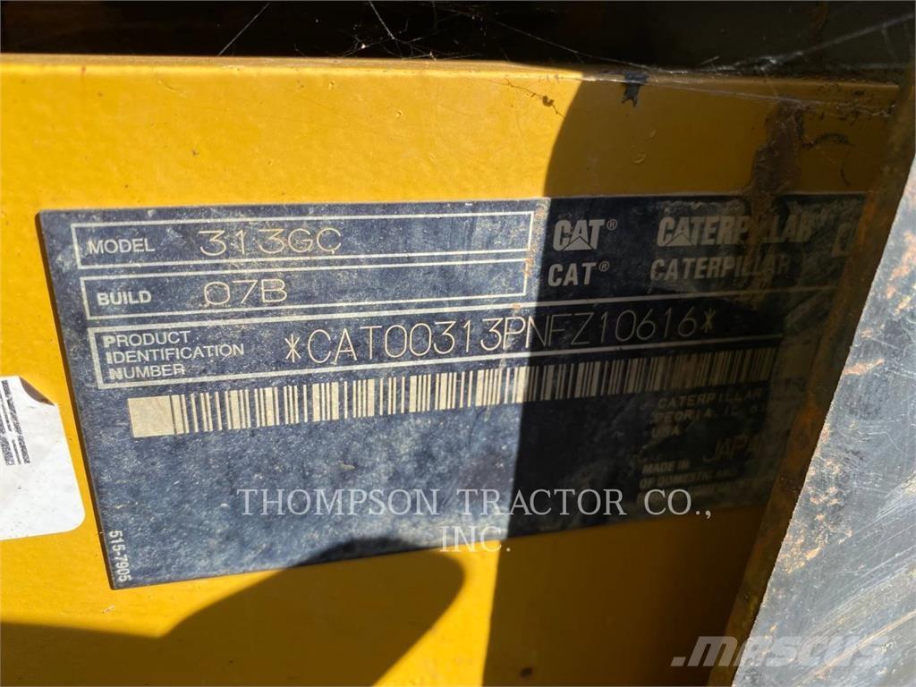 CAT 313GC Pelle sur chenilles