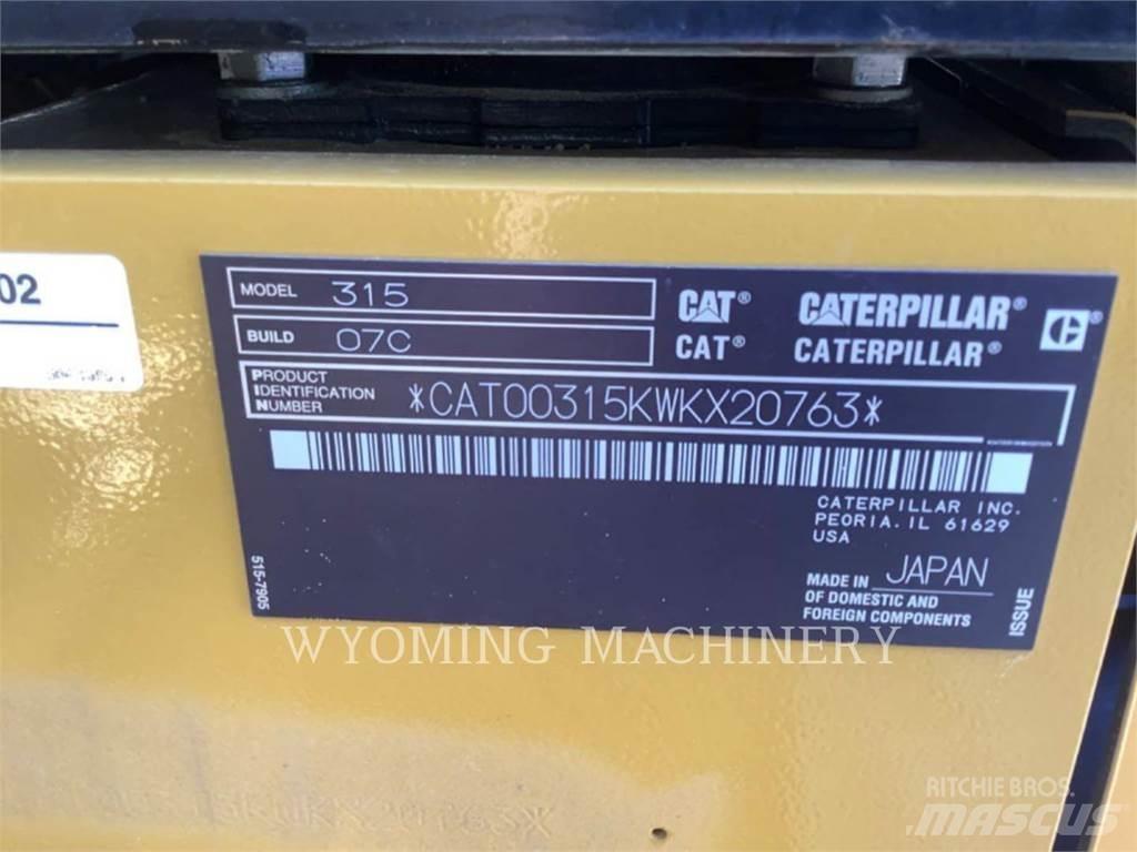 CAT 315 Pelle sur chenilles