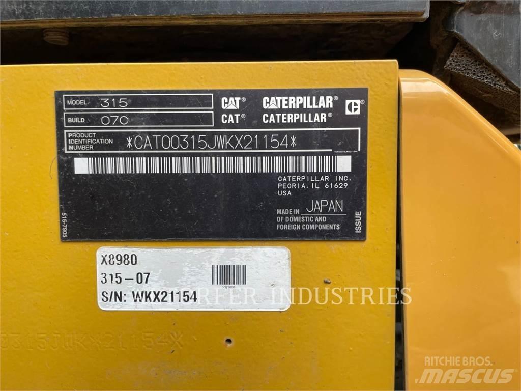 CAT 315-07 Pelle sur chenilles