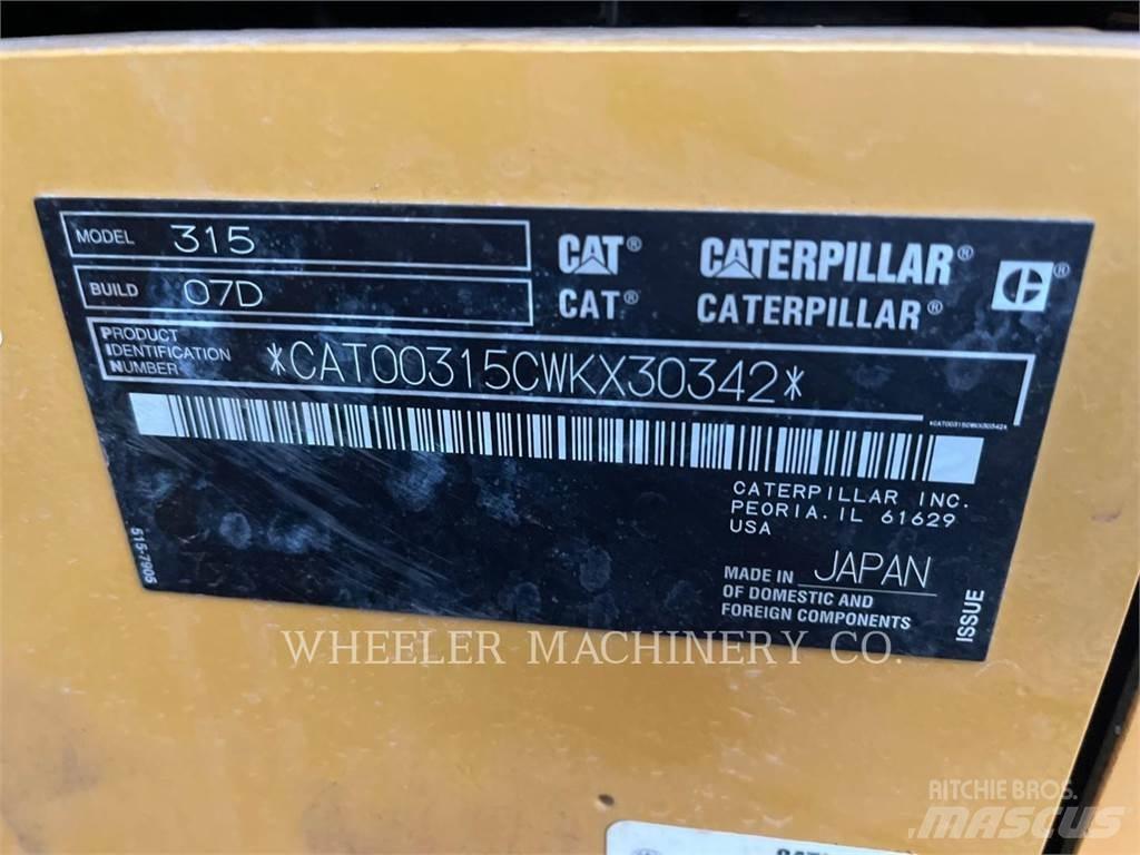 CAT 315 CF Pelle sur chenilles