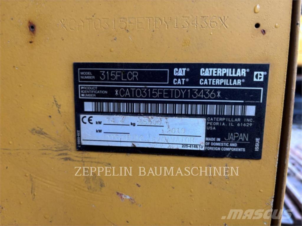 CAT 315FL Pelle sur chenilles