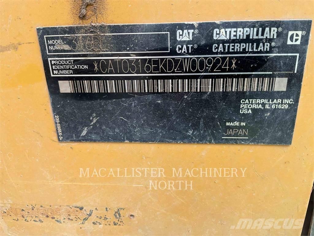 CAT 316EL Pelle sur chenilles