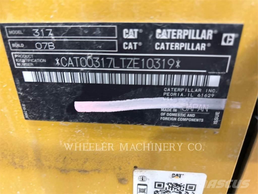 CAT 317 CF Pelle sur chenilles
