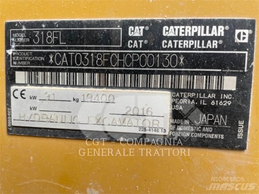 CAT 318F Pelle sur chenilles