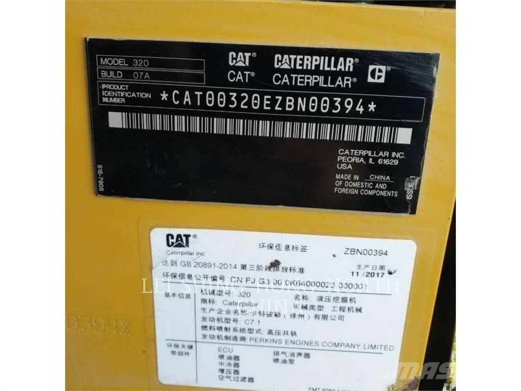 CAT 320-07 Pelle sur chenilles