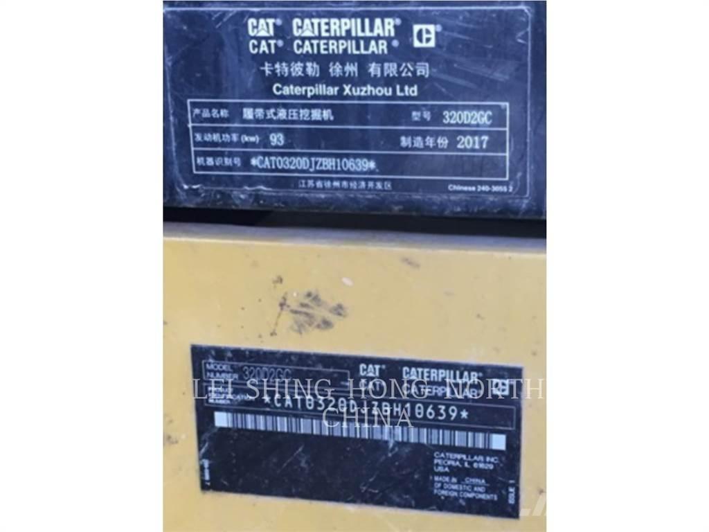 CAT 320D2GC Pelle sur chenilles