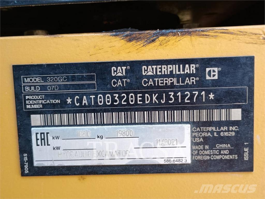 CAT 320GC Pelle sur chenilles