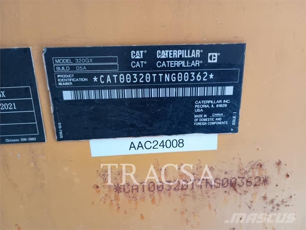 CAT 320GX Pelle sur chenilles