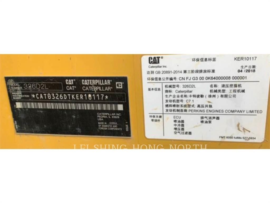 CAT 326D2L Pelle sur chenilles