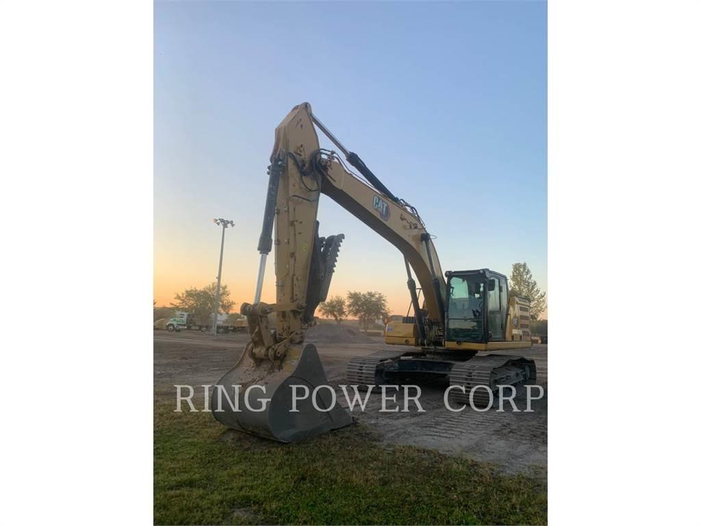 CAT 326THUMB Pelle sur chenilles