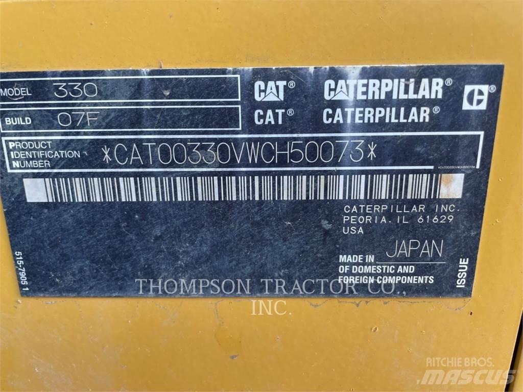 CAT 330 Pelle sur chenilles