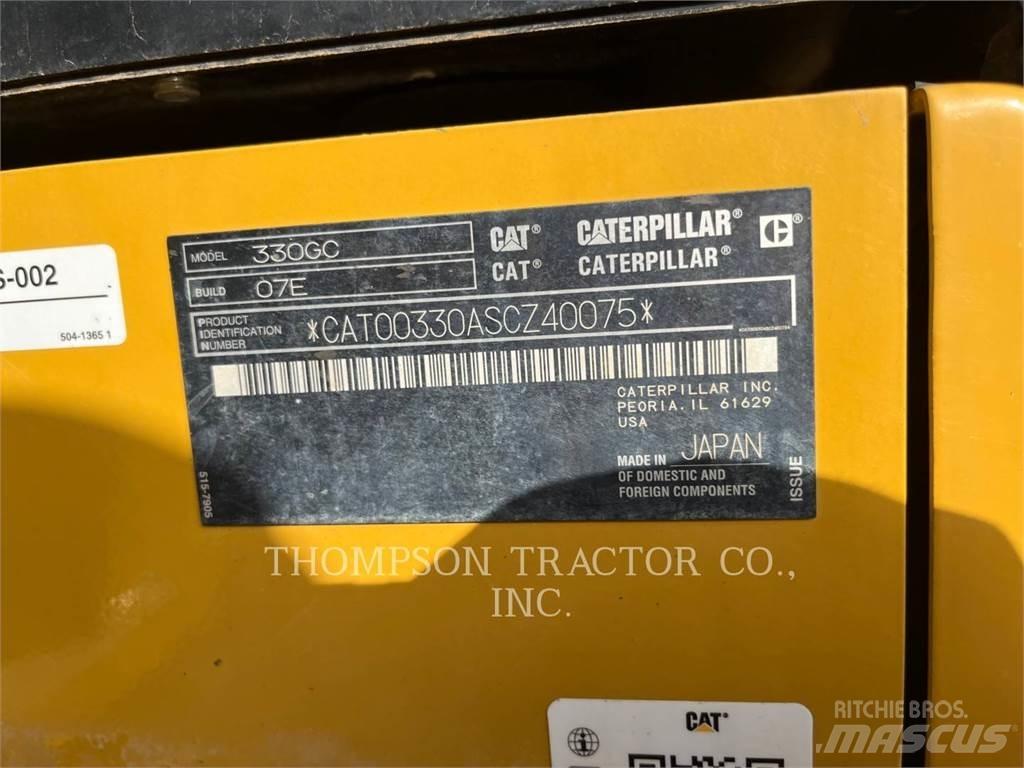 CAT 330GC Pelle sur chenilles