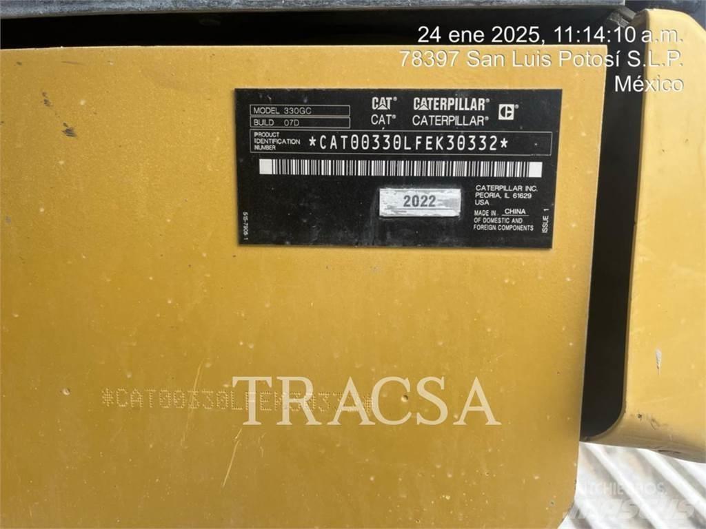 CAT 330GC Pelle sur chenilles