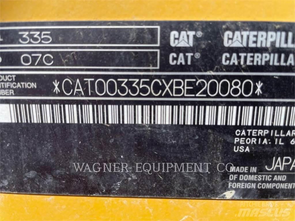 CAT 335 Pelle sur chenilles