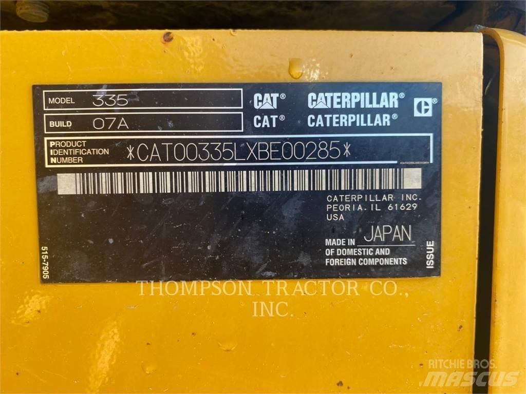 CAT 335 Pelle sur chenilles