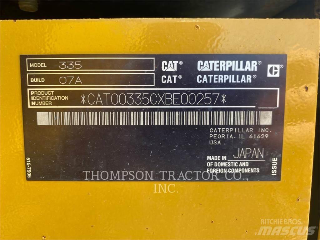 CAT 335 Pelle sur chenilles