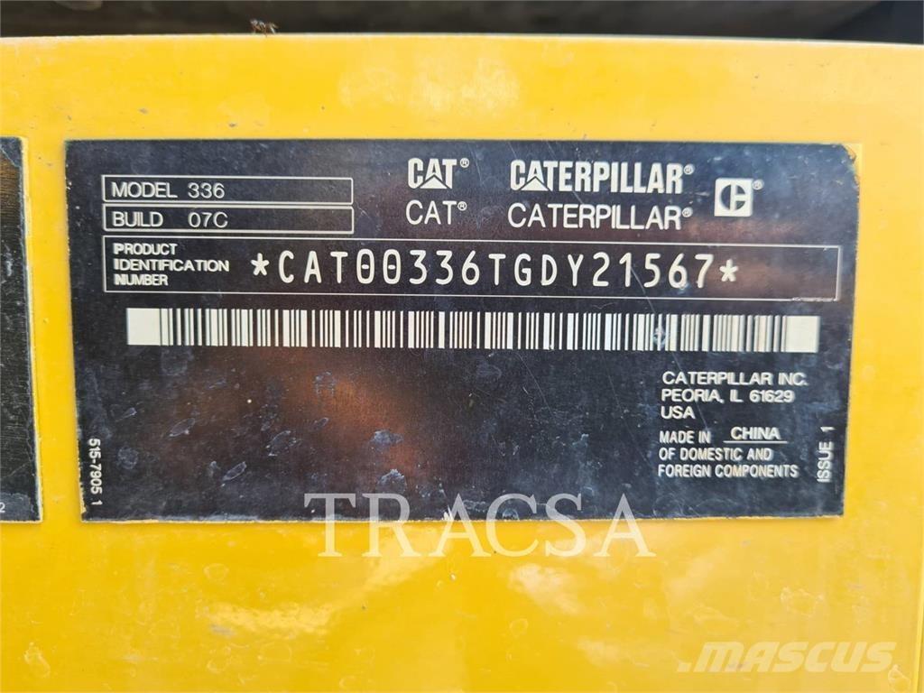 CAT 336 Pelle sur chenilles