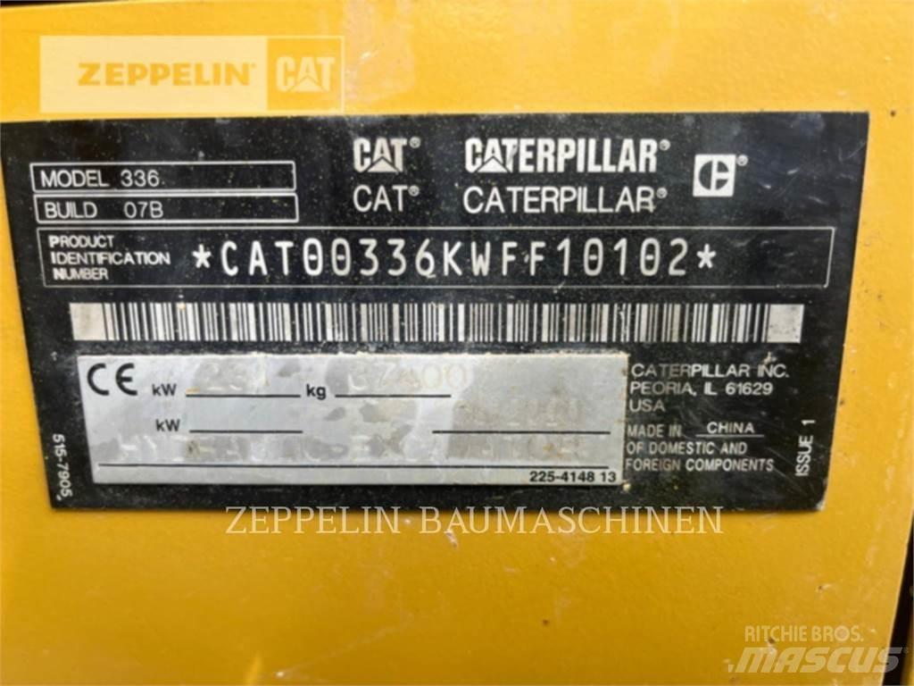 CAT 336-07B Pelle sur chenilles