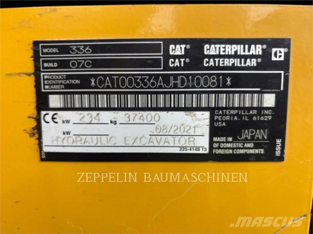 CAT 336-07C Pelle sur chenilles