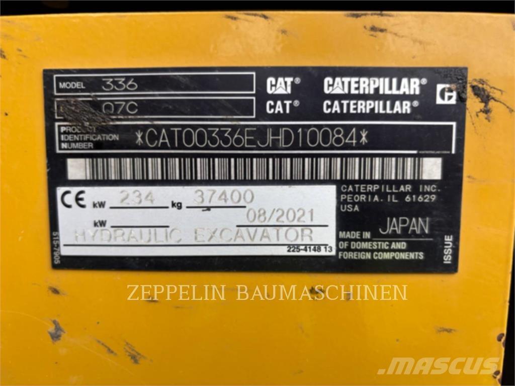 CAT 336-07C Pelle sur chenilles