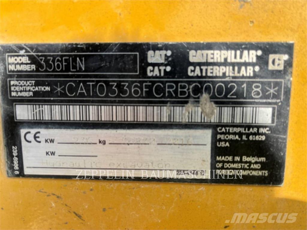 CAT 336FLN Pelle sur chenilles