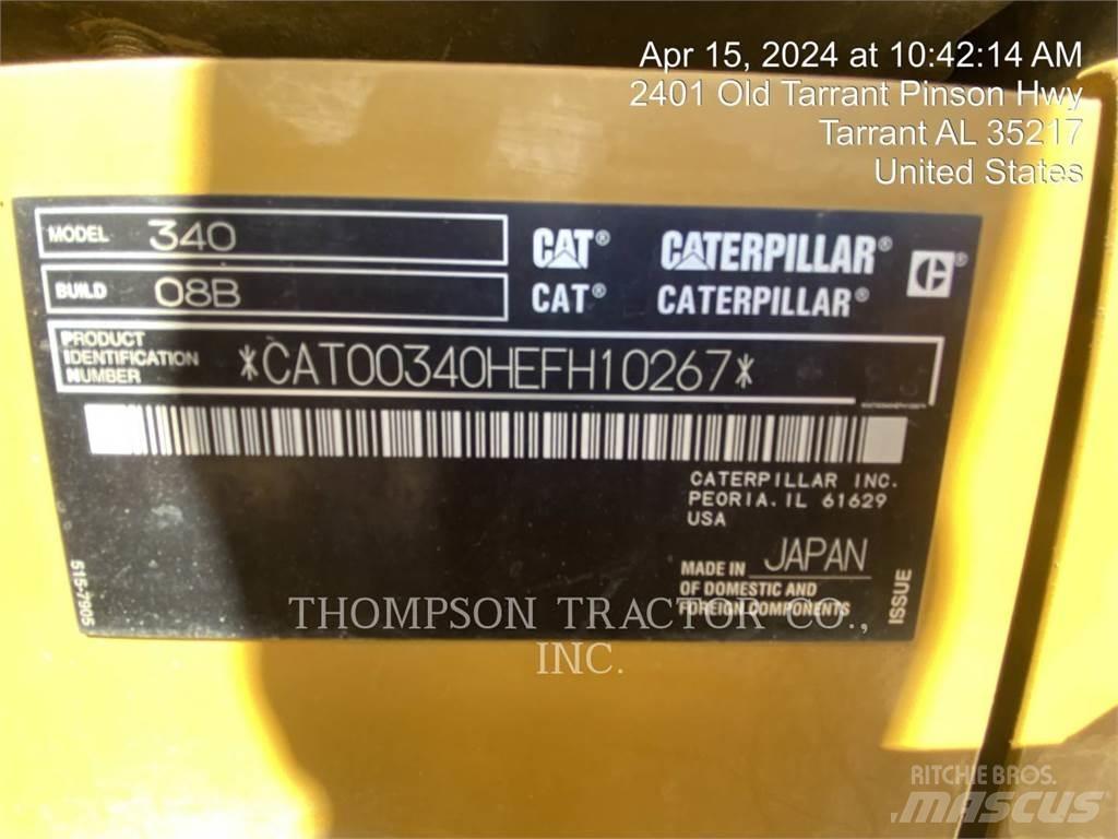 CAT 340 Pelle sur chenilles