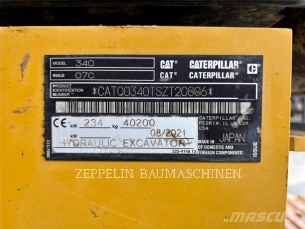 CAT 340-07A Pelle sur chenilles