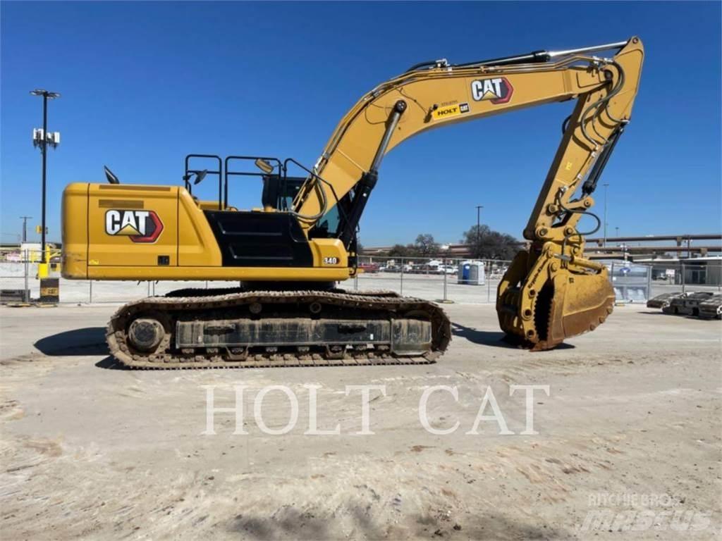 CAT 340 10 TC Chargeuse sur pneus