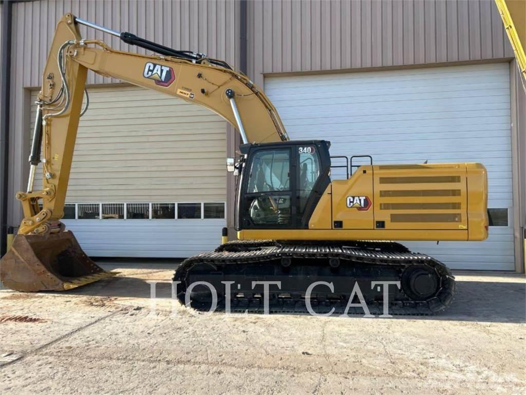 CAT 340 12 TC Chargeuse sur pneus
