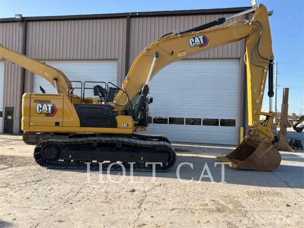 CAT 340 12 TC Chargeuse sur pneus